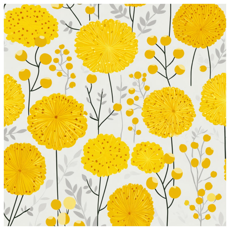 Coussin Floral, 18 po x 18 po