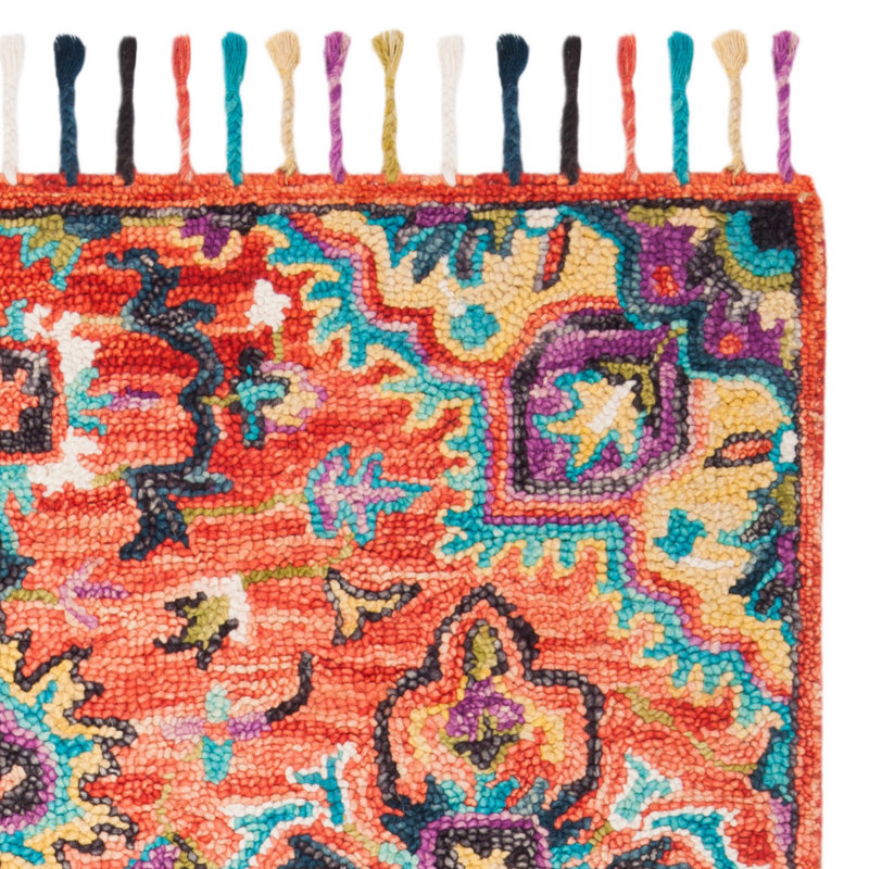 Tapis en laine touffeté à la main Vahakn, Tapis de couloir 2 pi 3 po x 9 pi