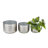 3 Piece Metal Indoor Outdoor Planter Set-61511833