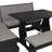 Bagwell Black Grey Upholstered Nook Set-16595997