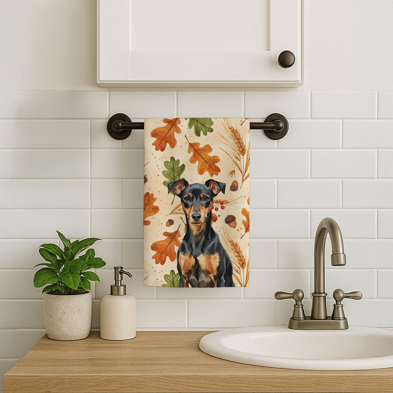 Serviette de cuisine Manchester Terrier, Manchester Terrier