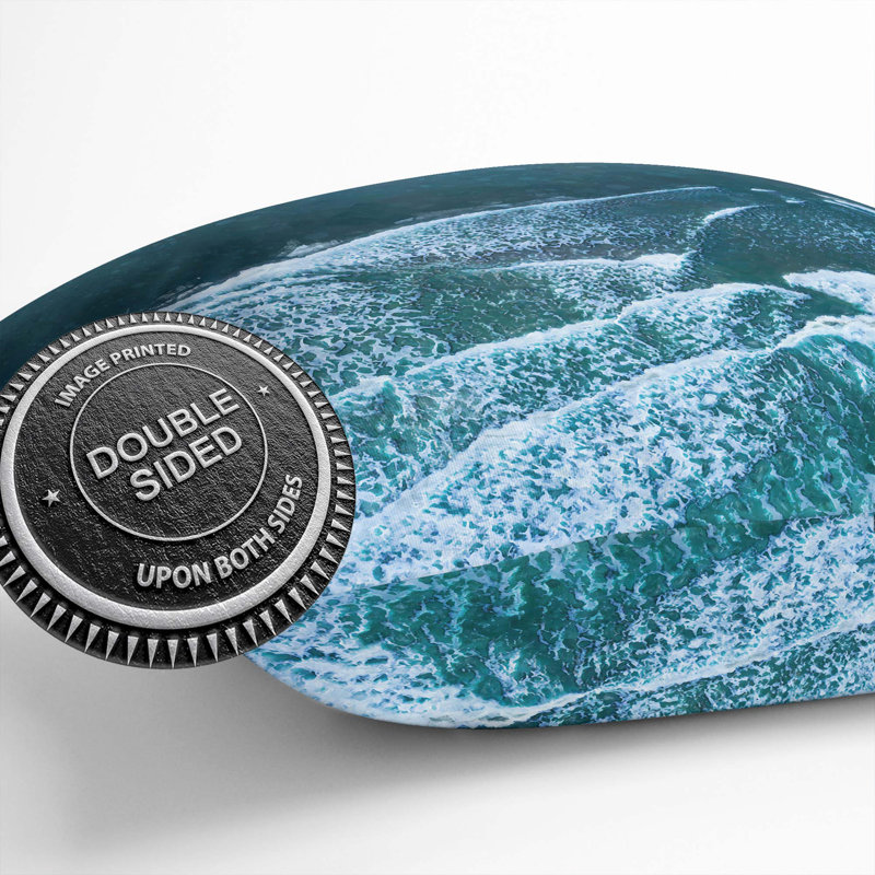 San Francisco Beach Cushion with Filling, 55cm H x 55cm W x 20cm D