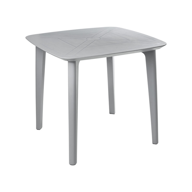 Square 4 - Person 86Cm L Outdoor Table, Grey