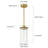 1-Light Pendant Light Kitchen Island