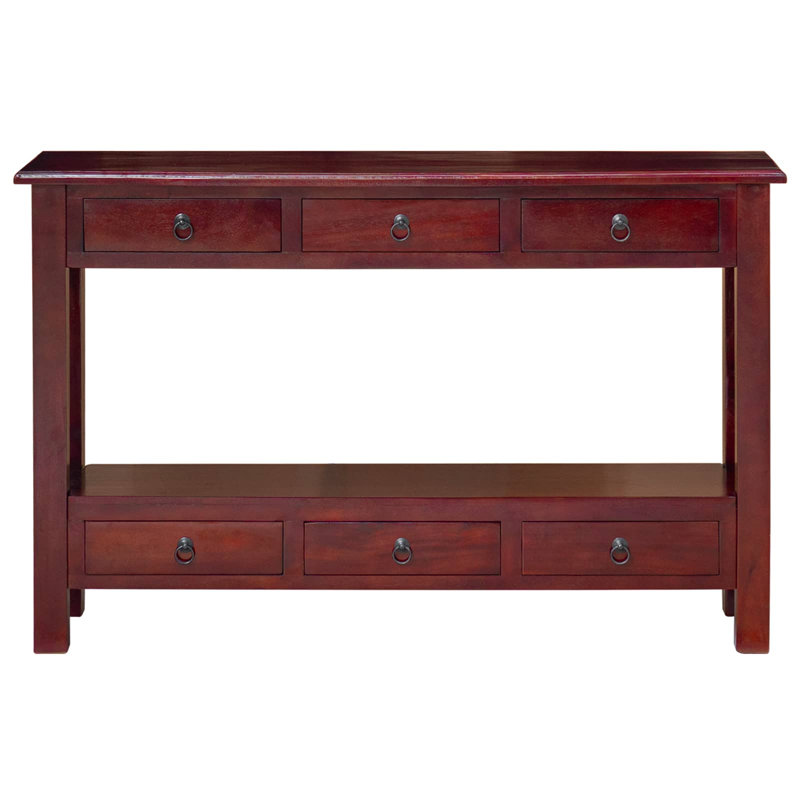 115cm Solid Wood Console Table, Brown