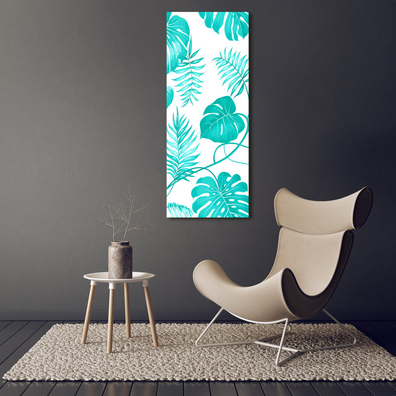 Tropical Leaves - Wrapped Canvas Print
