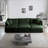 Sectional Sofas, 6-Seater U Shaped Reversible Modular Couch for Living Room &amp; Home Theater | Chenille | Standard-103878067-120921973