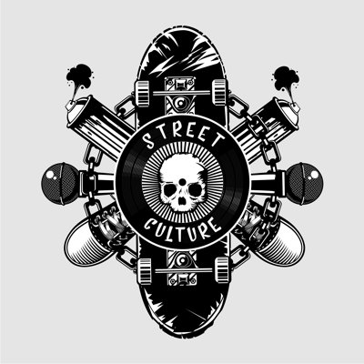 Street Culture Poster by Ne2pi - Wrapped Canvas Print