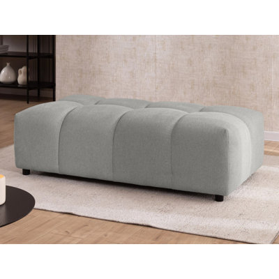 Bubble 147 cm W Chenille Square Footstool