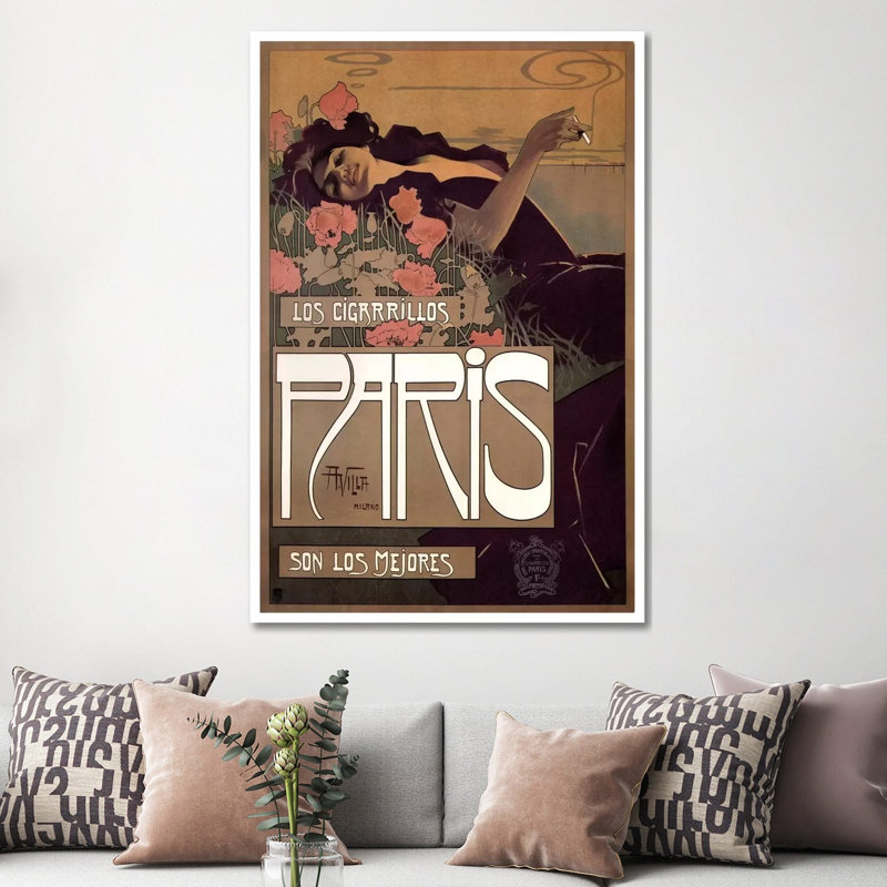 Vintage Ad Poster - Wrapped Canvas Rectangle Print, 152.5 cm H x 101.5 cm W