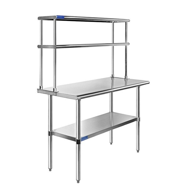 Providence Metal Corner Rack with Folding Wood-Top Shelves, 63