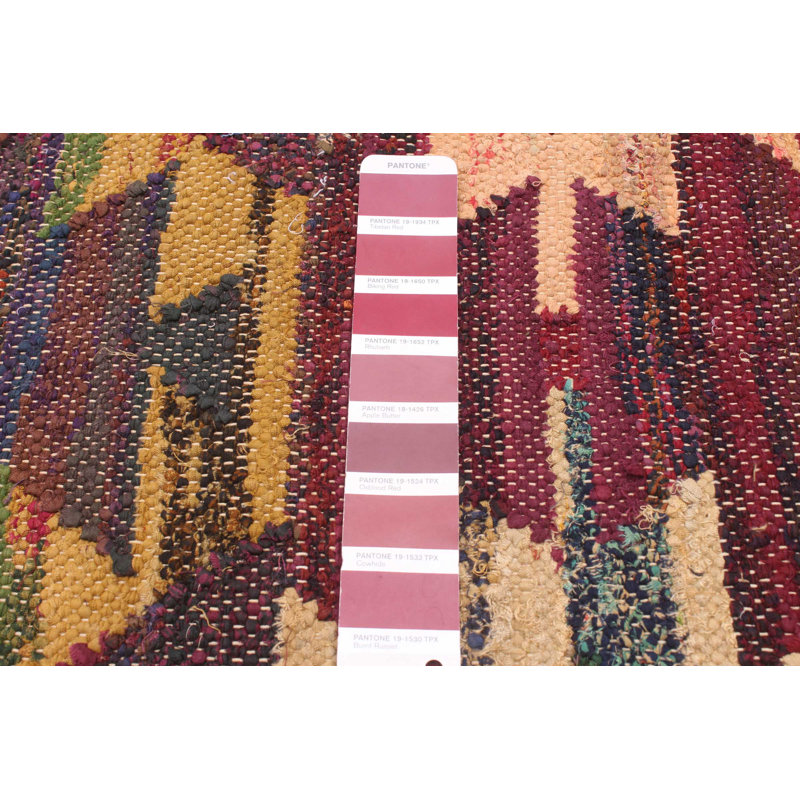 Jeu de couleurs kilim bourgogne, Rectangle 9 pi x 12 pi
