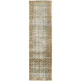 Antique One Of A Kind One-of-a-Kind 3'1" X 11' Hand Knotted Area Rug
