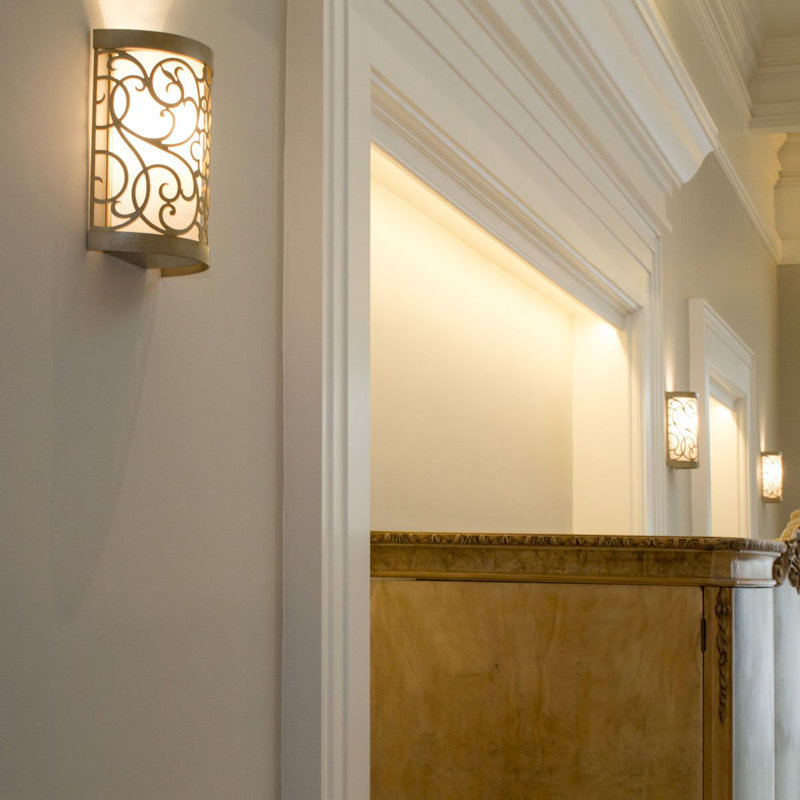 Elmdale Steel Flush Mounted Sconce