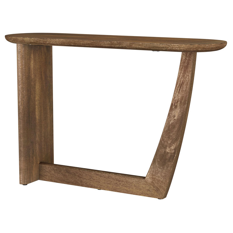 Console de vestibule moderne en bois de manguier Fletcher