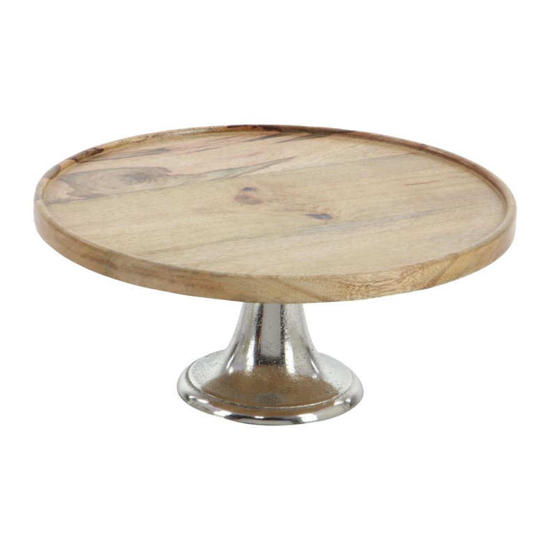 Présentoir à gâteaux 3 pièces Burrowes, Brun