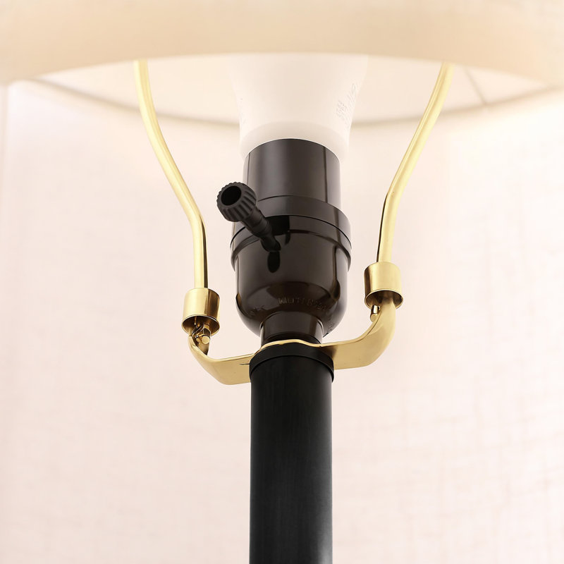 Lampe sur pied traditionnelle 62 po, Noir