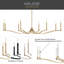 Lustre classique / traditionnel en acier à intensité variable -1400187455-1400187449-1400187452