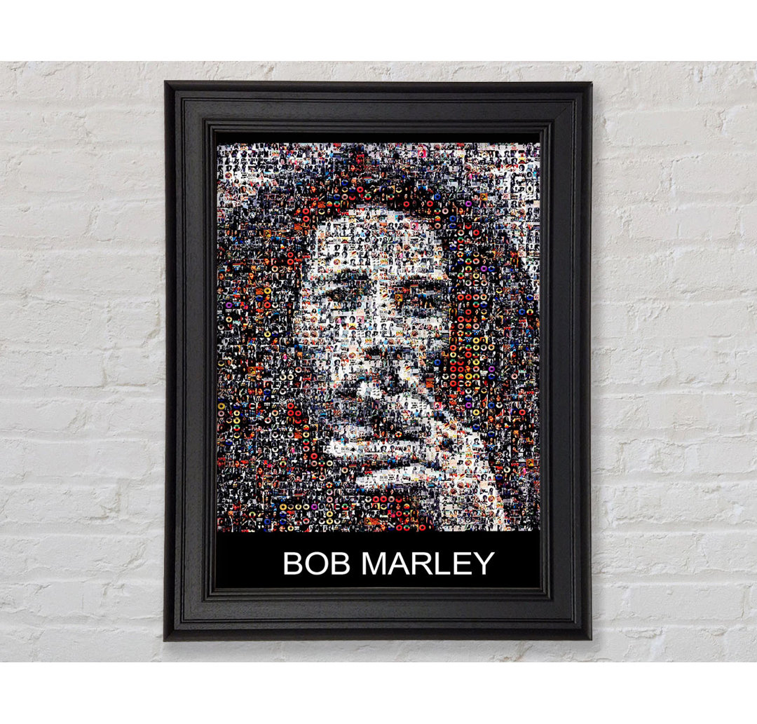 Bob Marley Joint Gerahmter Druck