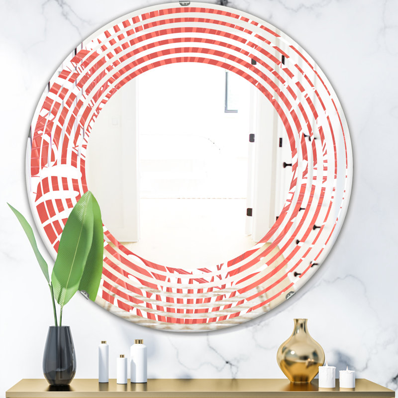 Miroir mural Wave, H 31,5 po x l po