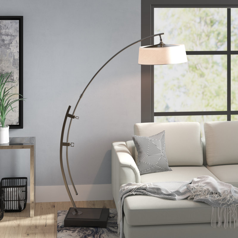 Lampe sur pied arquée 73,5 po Abdullaah