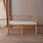 Banc de canapé en rotin rétro