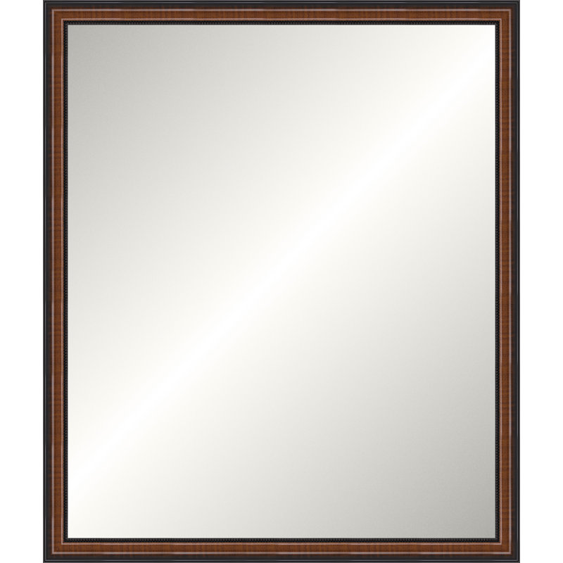 Walnut Legacy Mirror, Wide Vanity