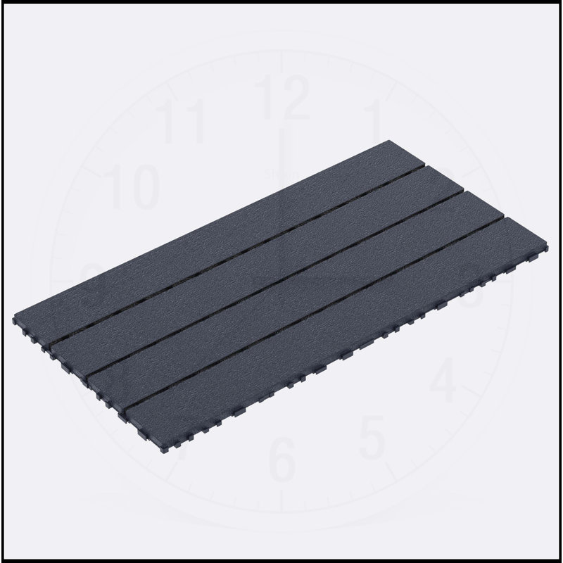 Interlocking Patio Deck Tiles for Versatile Outdoor Spaces, Easy Installation, Gray