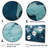 " Oceanic Ombre World Map "-97033542-97033547