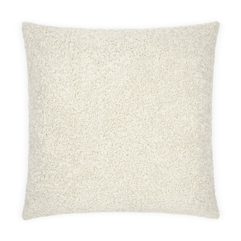 Poodle Pillow Cover & Insert, Ivory, Square 36"