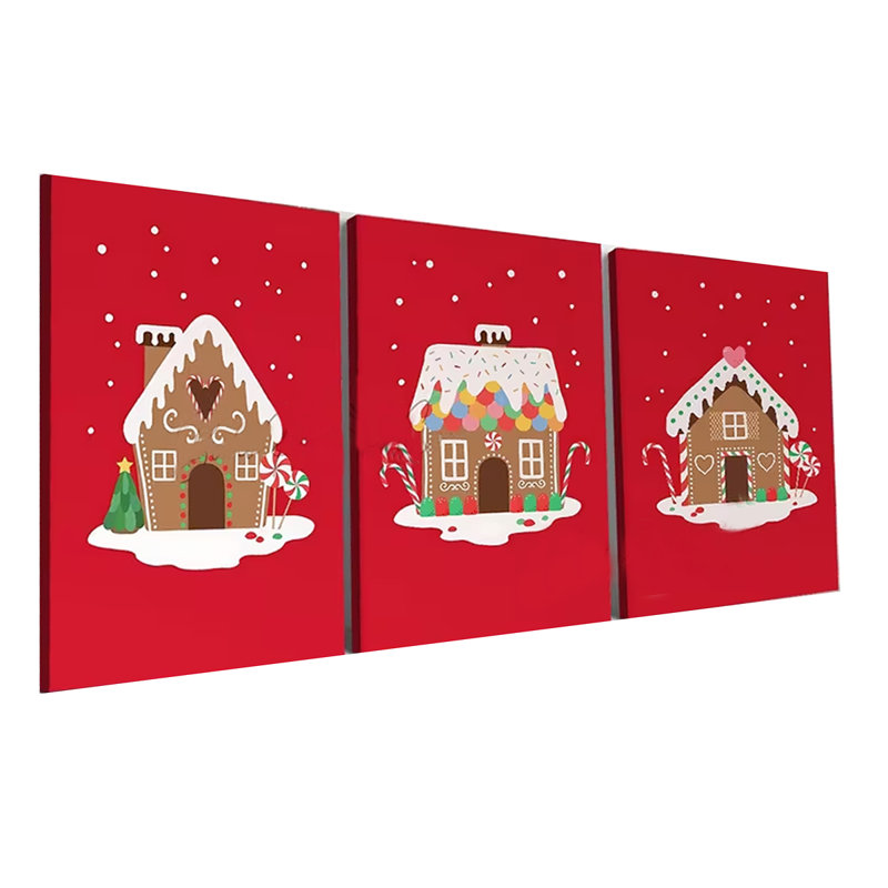 3 Piece Wrapped Canvas Wall Art, 90cm H x 60cm W