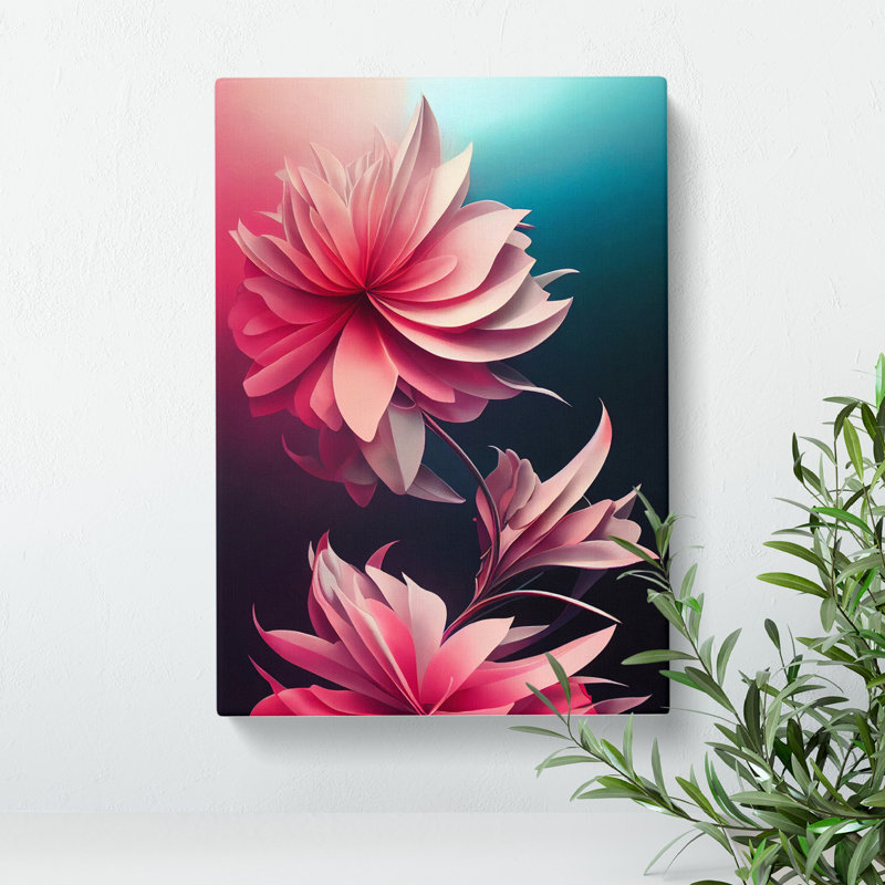 Pure Flowers - Wrapped Canvas Print, 50cm H x 35cm W x 3cm D