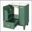 Meuble-lavabo 24 po avec lavabo et panier coulissant à 2 niveaux-2143207773