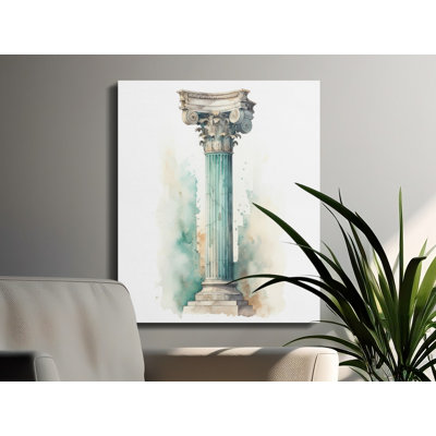 Cortinas 1 Piece Wrapped Canvas Wall Art Set