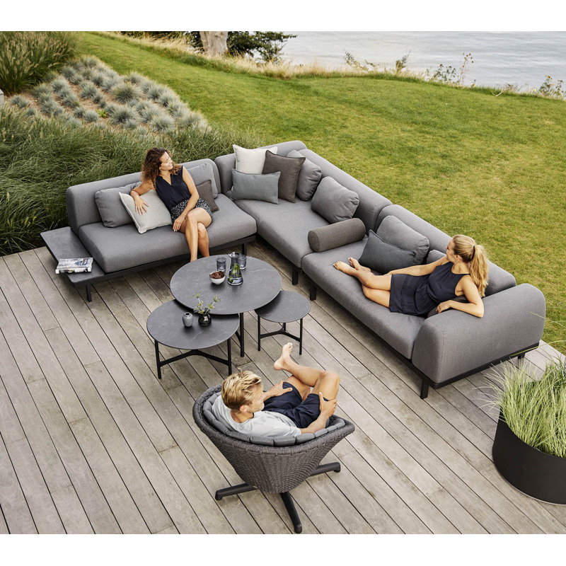 Space 2-Seater Module Sofa - Gray/Gray/Fossil Gray, Gray/Dark Gray