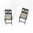Vintage Counter Height Bar Stool With Padded Seat, Backrest, And Footrest For Comfortable Dining And Relaxation
