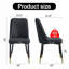 Chaise de salle à manger moderne en cuir PU, ensemble de 2-471368258-471368262