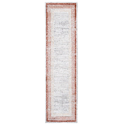 Brown Loop Pile Rug - Warm Neutral Decor For Bedside, Hallway & Home Office