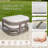 Sereno Patio 5 Person Aluminum Conversation Set With Cushions And Ottomans-1992053992