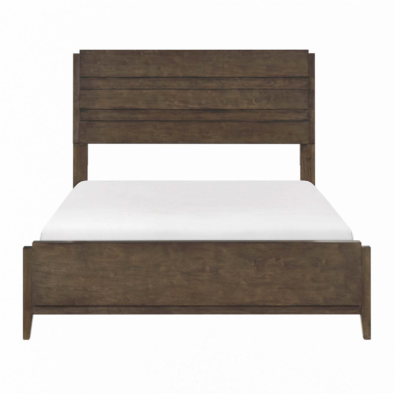 Meuble en bois d'hévéa massif 1pc (seulement lit)