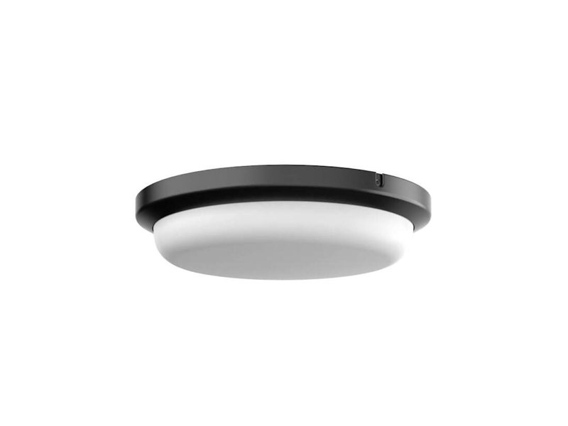 986A3E07D37E4D509BD48B292E90B9BC Dean 11 In. LED Outdoor Flush Mount Black, 30/40/50k, Black