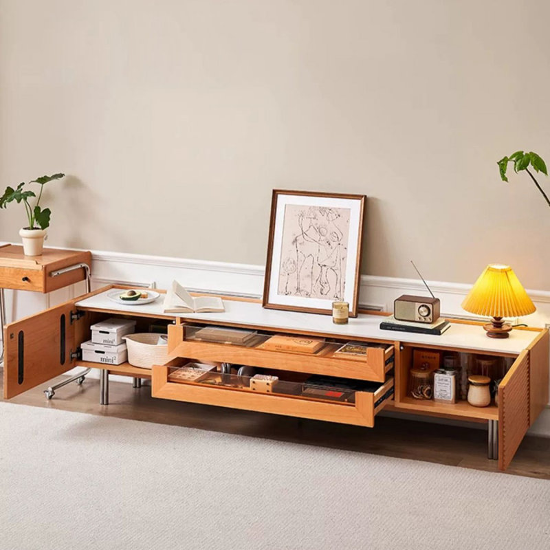 Modern Walnut Solid Wood TV Stands