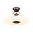 French Style Clouded Flower Led Semi Flush Mount