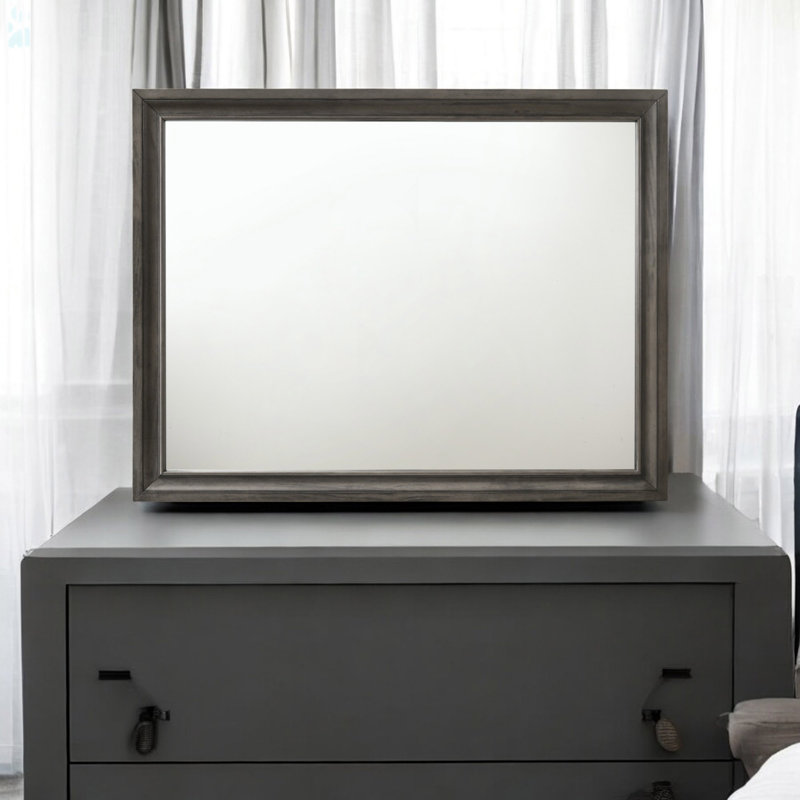 Miroir moderne pour salle de bain, Gris