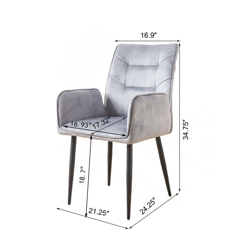 Chaises de salle à manger, Gris