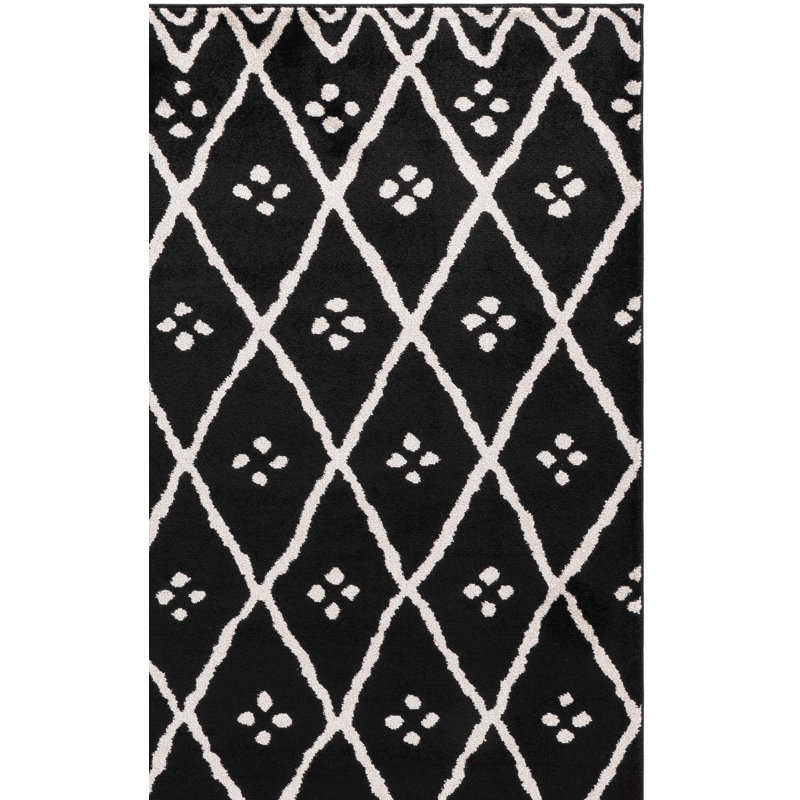 Nikki Performance Geometric Rug, Rectangle 5'3" x 8'
