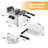 5.3Qt Deep Fryer With Basket, Stainless Steel Electric Oil Fryer 1700W Electric Deep Fryer With Time & Temperature Control For Home Use, 3 Frying Baskets, Lid With View Window And Odor Free Filter, Stainless Steel, Dishwasher Safe