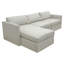All Modern Sectional No Ottoman--Truffle-1397807213