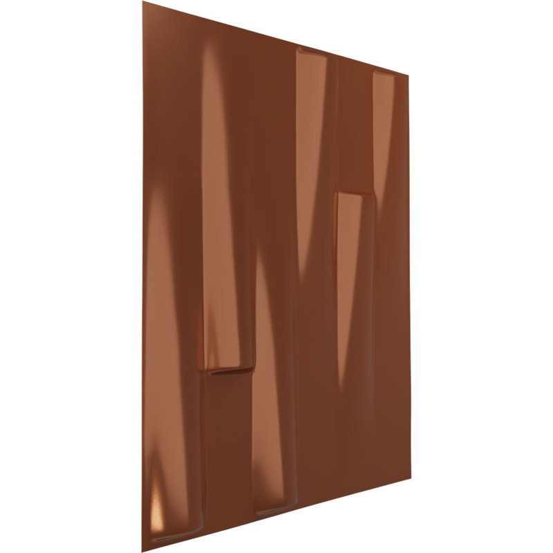 Hamilton EnduraWall Decorative 3D Wall Panel, Bright Coat Copper