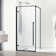 Meridian 34" W x 34" D x 76" H Hinged Framed Shower Enclosure with 3/8  Clear Glass